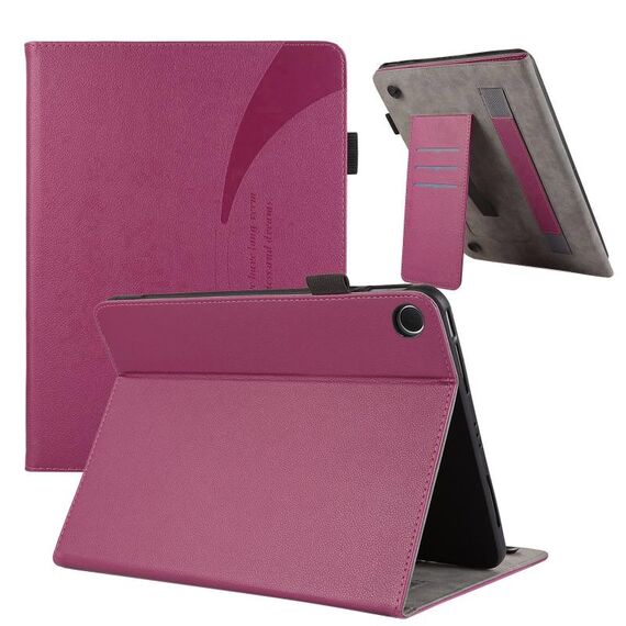 Per Realme Pad 10.4 Custodia per tablet in pelle con texture Litchi (viola)