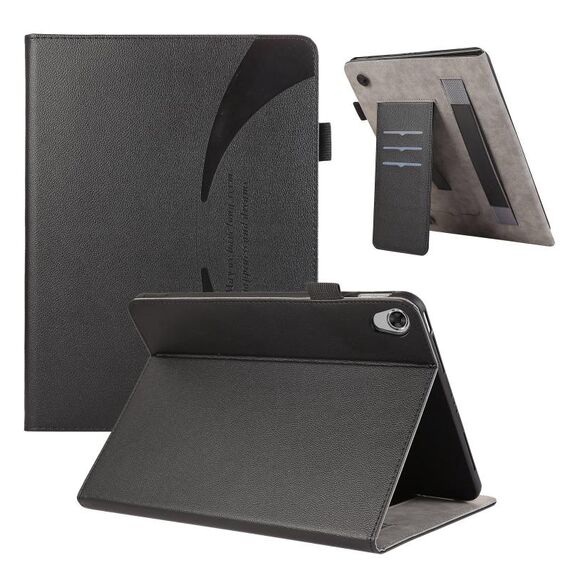 Custodia per tablet in pelle con ventosa per Lenovo Tab M10 2nd TB-X306F (nera)