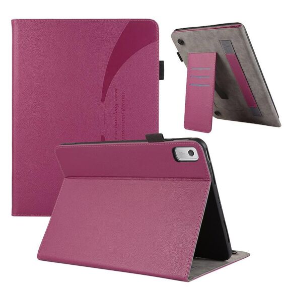 Per Lenovo Tab M9 2023 Custodia per tablet in pelle con texture litchi (viola)