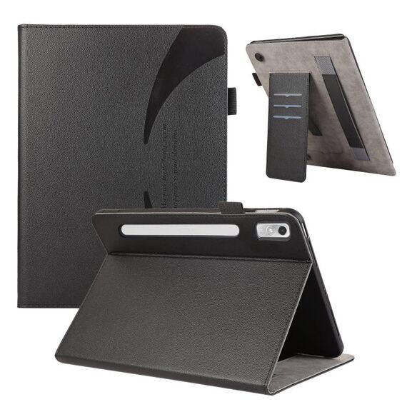 Custodia per tablet Sucker in pelle con texture litchi per Lenovo Pad Pro 11.2 2022 (nero)