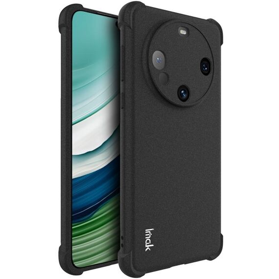 Per Huawei Mate 60 imak custodia in TPU antiurto con airbag (nero opaco)