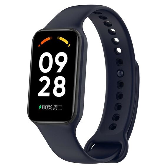 Per cinturino in silicone integrato attivo a tinta unita Xiaomi Mi Band 8 (blu scuro)