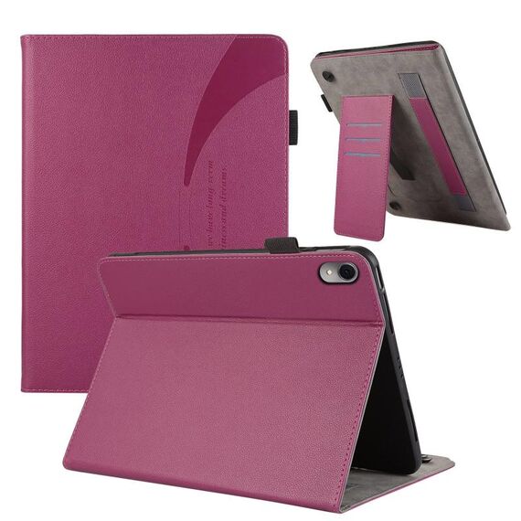 Custodia per tablet in pelle con ventosa per Huawei MatePad 11 2023 (viola)