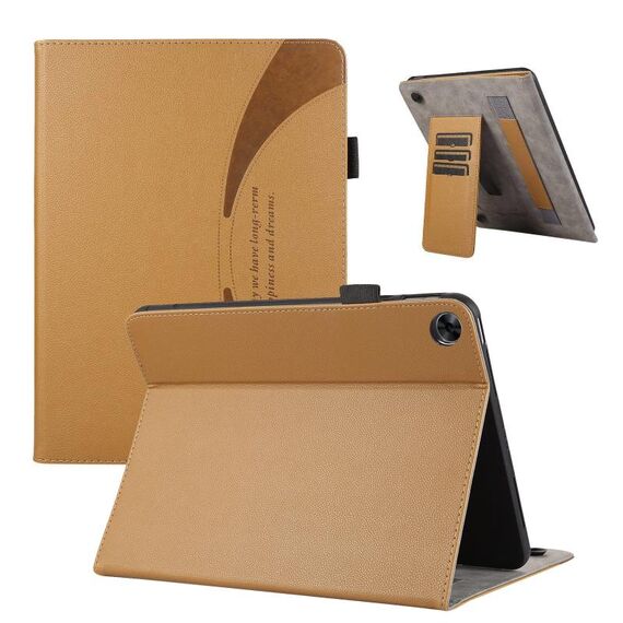 Per Huawei MediaPad M5 10 Pro Custodia per tablet in pelle con texture litchi (marrone)