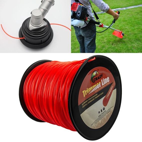 Corda per erba da taglio in nylon con corda per erba da 3,0 mm rotonda da 5 libbre