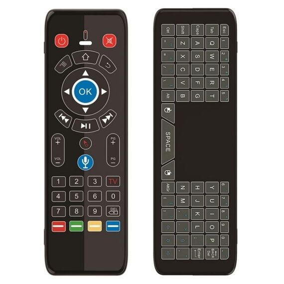 T16+M Android TV Box Telecomando Smart TV Telecomando vocale wireless Air Mouse 2.4G