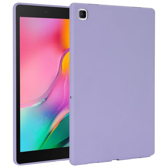 Custodia per tablet in TPU delicata sulla pelle per Samsung Galaxy Tab A 8.0 2019 / T290 con olio spray (viola)