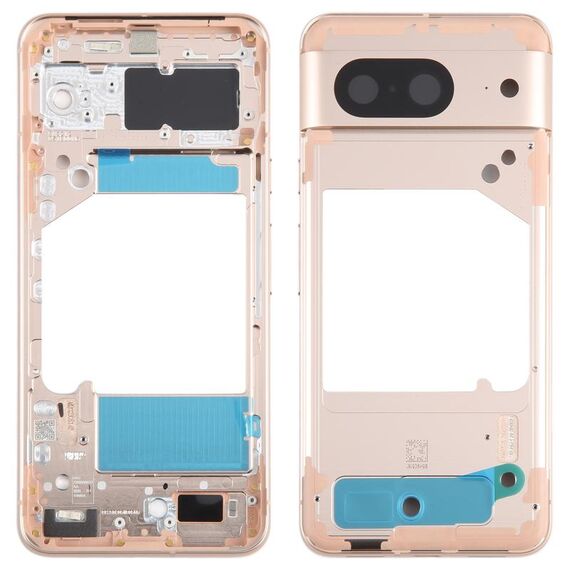 Piastra con cornice LCD per alloggiamento anteriore originale per Google Pixel 8 (oro)