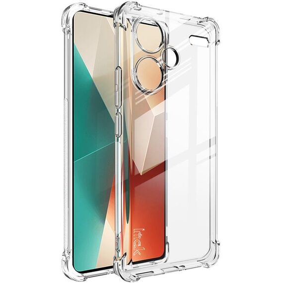 Per Xiaomi Redmi Note 13 Pro+ custodia per telefono in TPU con airbag antiurto imak (trasparente)