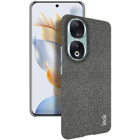 Per Honor 90 5G imak Ruiyi Series Texture in tessuto PU + custodia per PC (grigio scuro)