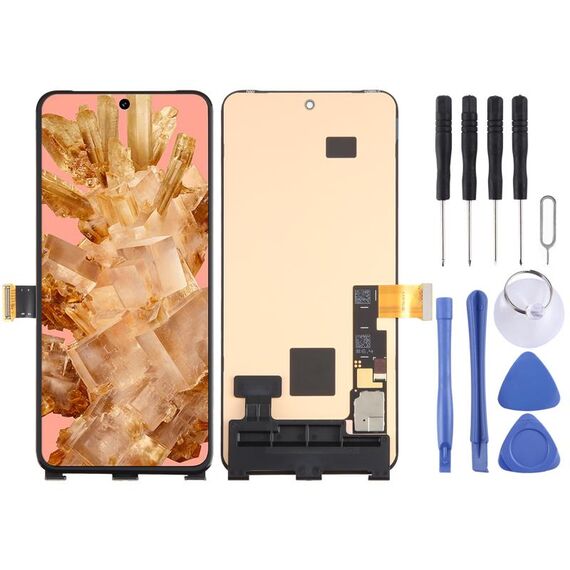 Per Google Pixel 8 GKWS6 G9BQD Schermo LCD originale con digitalizzatore assemblaggio completo