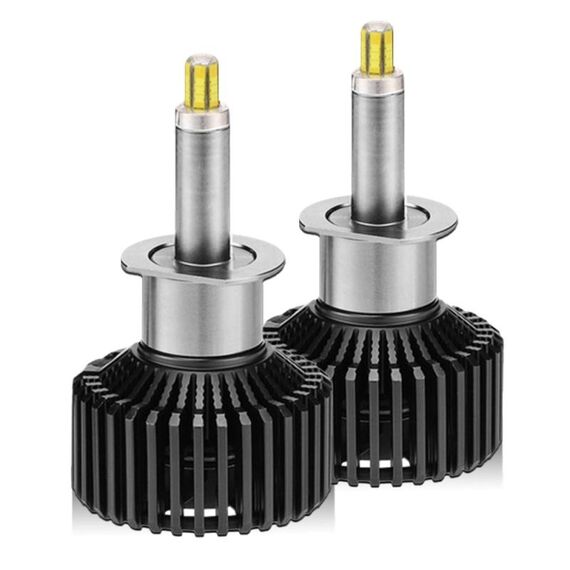 V2 1 paio H1 35W 6000K 4000LM faro LED per auto a 6 lati (bianco freddo)