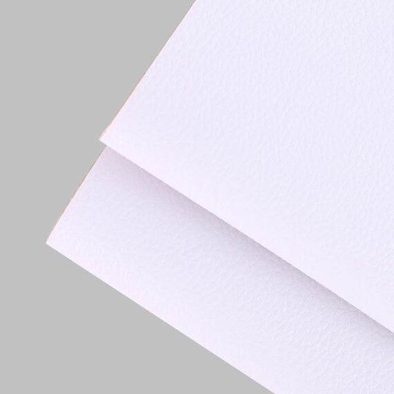 30 x 137 cm Pelle autoadesiva per toppa di riparazione divano Seggiolino auto Adesivo in pelle PVC(Bianco)