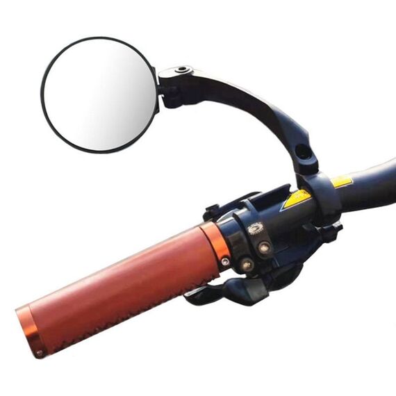 Specchietto retrovisore per moto, specchietto retrovisore per bicicletta, colore: rotondo a sinistra
