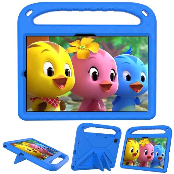 Custodia per tablet antiurto in EVA con supporto per Samsung Galaxy Tab S6 T860 (blu)