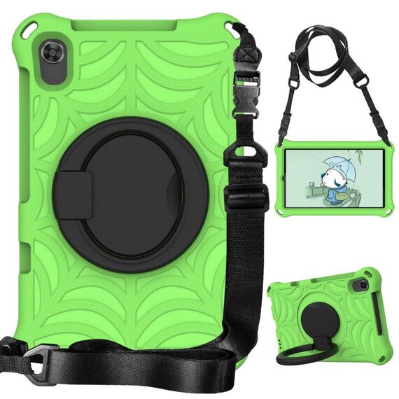 Custodia protettiva in silicone per tablet Samsung Galaxy Tab A 8.4 2020 SM-T307 Spider King (verde)