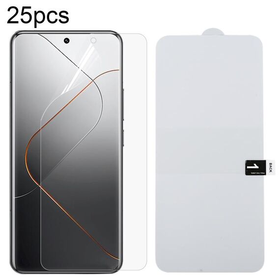 Per Xiaomi 14 Pro 25 pezzi di protezione per schermo intero Pellicola idrogel antideflagrante