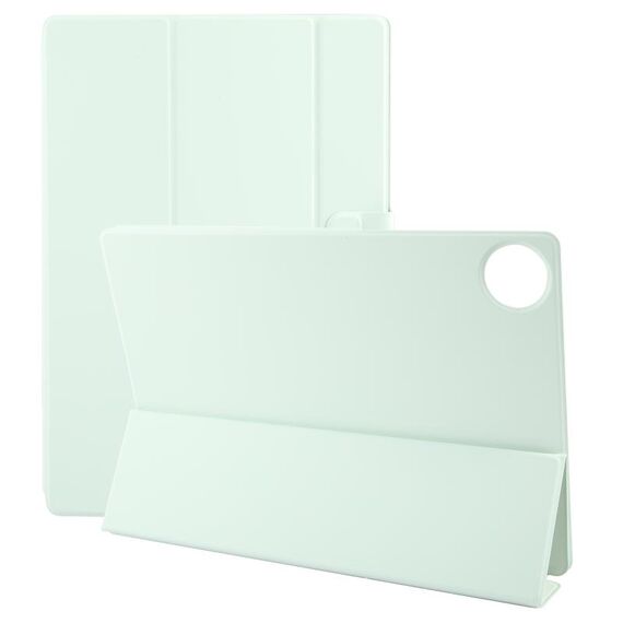 Custodia per tablet in pelle con chiusura magnetica tripla per Huawei MatePad Pro 13.2 (verde chiaro)