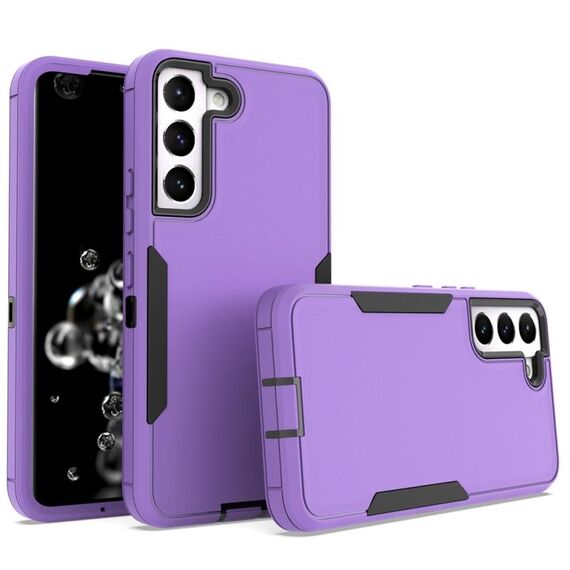 Per Samsung Galaxy S22 5G 2 in 1 custodia magnetica per PC + TPU (viola + nero)