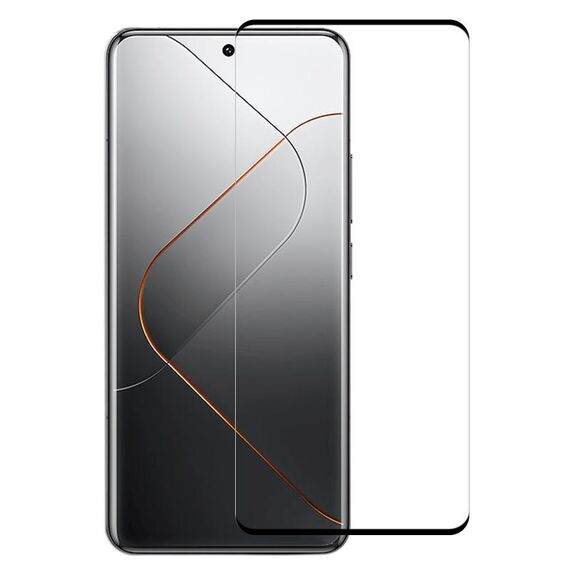 Per Xiaomi 14 Pro 9H HD Pellicola in vetro temperato con bordo curvo 3D (nero)