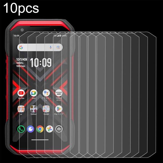 Per Kyocera Torque G06 KYG03 10 pezzi 0,26 mm 9H 2,5D pellicola in vetro temperato