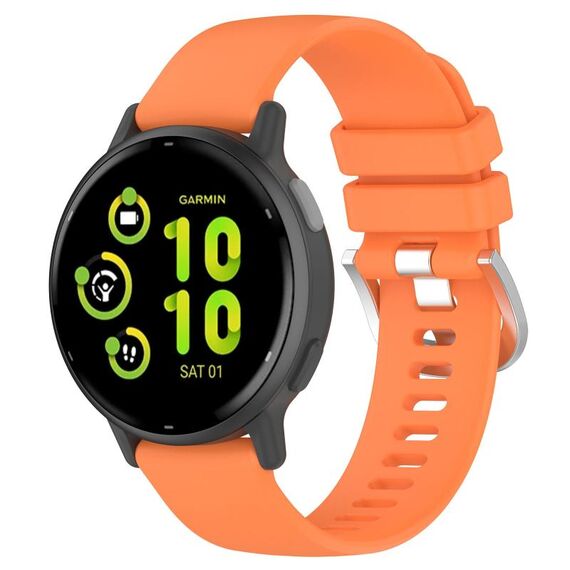 Per cinturino in silicone Garmin vivoactive 5 / Active 5 da 20 mm (arancione)