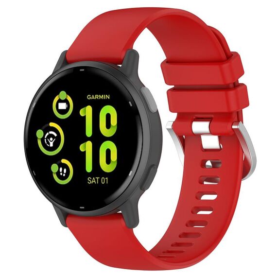 Per cinturino in silicone Garmin vivoactive 5 / Active 5 da 20 mm (rosso)