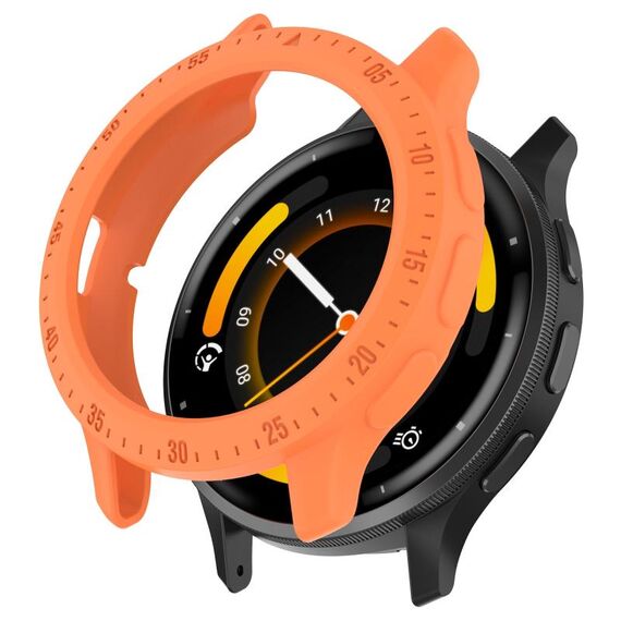 Per Garmin Venu 3S Custodia protettiva per orologio in TPU cava mezza confezione (arancione)