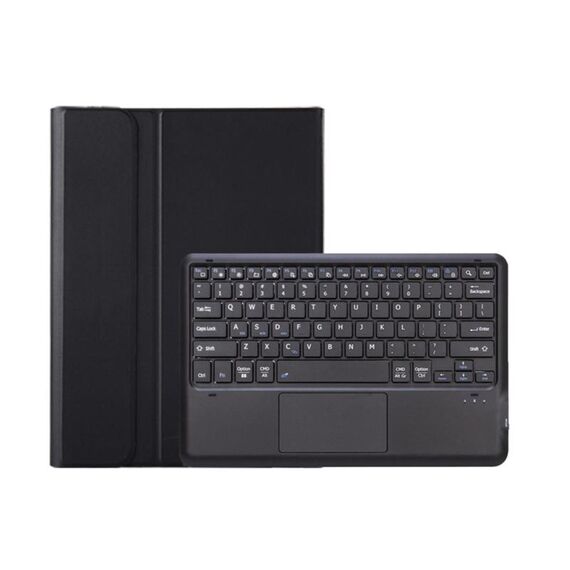 Per Lenovo Xiaoxin Pad Pro 12,7 pollici AM24-A TPU Custodia in pelle ultrasottile staccabile per tablet con tastiera Bluetooth e touchpad (Nero)