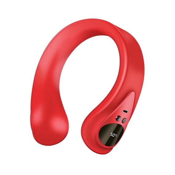 Scaldacollo portatile con temperatura regolabile per terapia del calore (rosso)