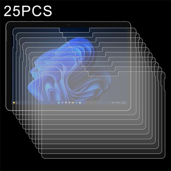 Per Microsoft Surface Go 4 Pellicola in vetro temperato antideflagrante da 25 pezzi 9H 0,3 mm