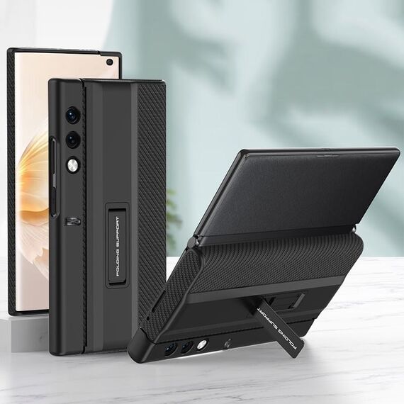 Per Honor V Purse GKK Custodia per telefono pieghevole in pelle a copertura totale con supporto (fibra di carbonio)