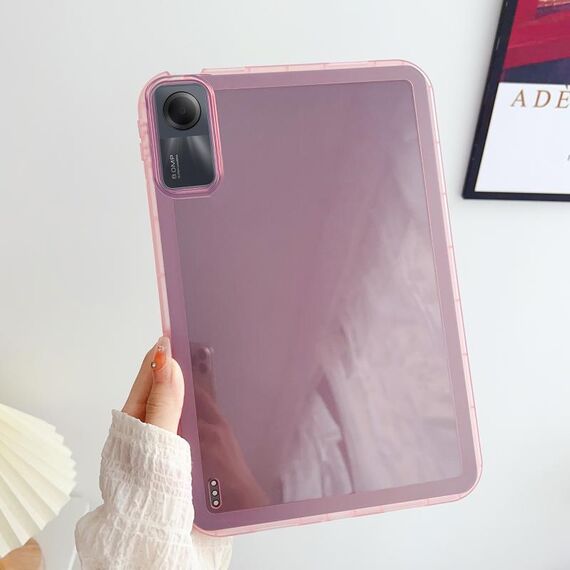 Per Xiaomi Redmi Pad SE Custodia per tablet TPU traslucido color gelatina (rosa)