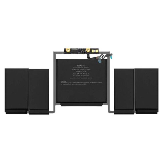 Sostituzione batteria A1819 4314mAh per MacBook Pro 13 pollici A1706