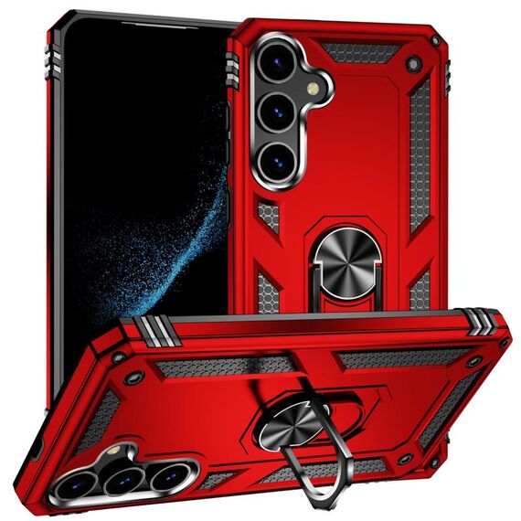 Per Samsung Galaxy S24 5G Custodia antiurto in TPU + PC (rossa)
