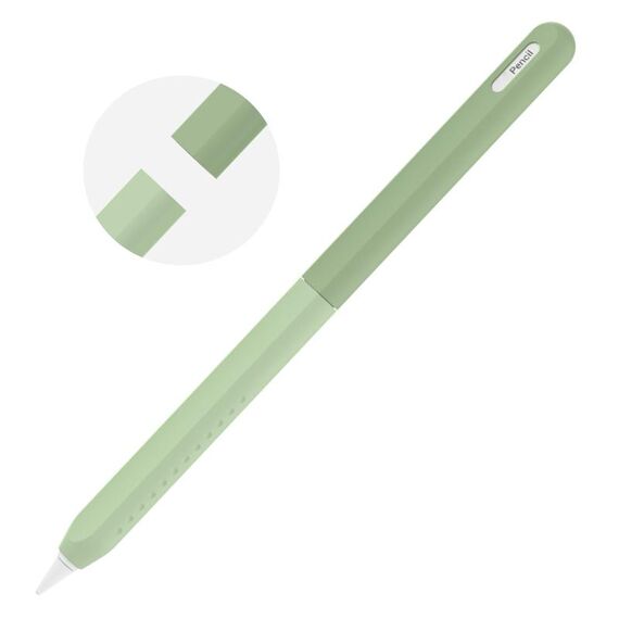 Per Apple Pencil 2a custodia staccabile per stilo colorato sfumato (verde sfumato)