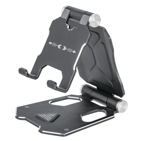 Staffa regolabile G52 Supporto per telefono cellulare da tavolo pieghevole di piccole dimensioni (grigio titanio)