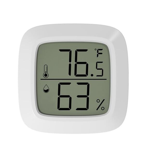 Mini misuratore elettronico di temperatura e umidità per animali domestici Misuratore di temperatura e umidità altamente preciso per uso domestico, modello: gradi Fahrenheit