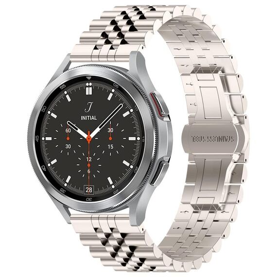 Cinturino per orologio in acciaio inossidabile a cinque sfere da 20 mm (Starlight)