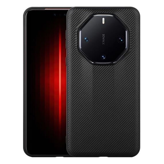 Per Huawei Mate 60 RS Ultimate ViLi TC Series Custodia per telefono con texture in fibra di carbonio Kevlar (nera)