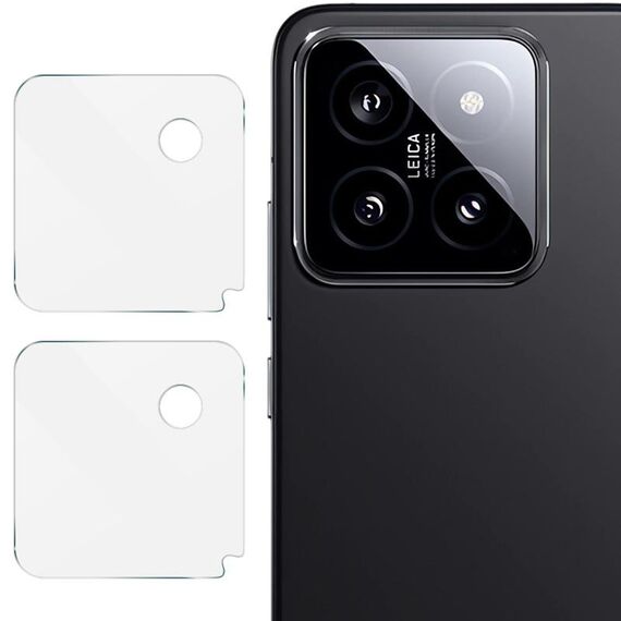 Per Xiaomi 14 5G 2 pz/set IMAK HD Pellicola per obiettivo fotocamera posteriore in vetro