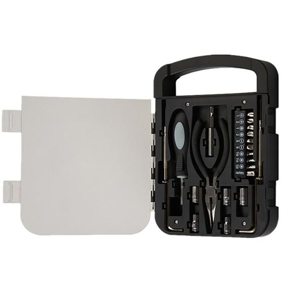 Kit di utilità hardware per la casa con coperchio trasparente 22 in 1