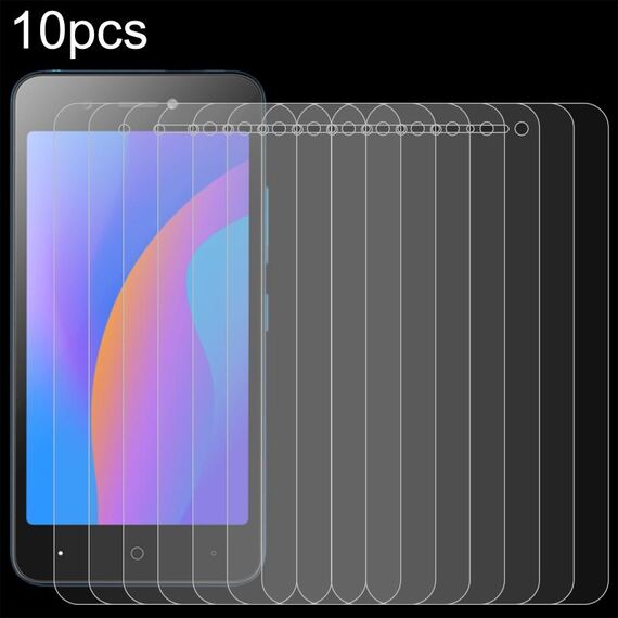 Per Itel A35 Pellicola in vetro temperato 10 pezzi 0,26 mm 9H 2,5D