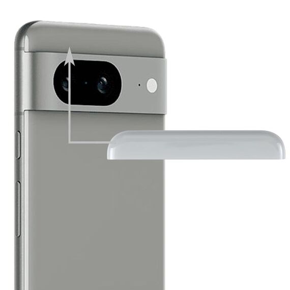 Per Google Pixel 8 Cover anteriore superiore superiore posteriore originale (verde)