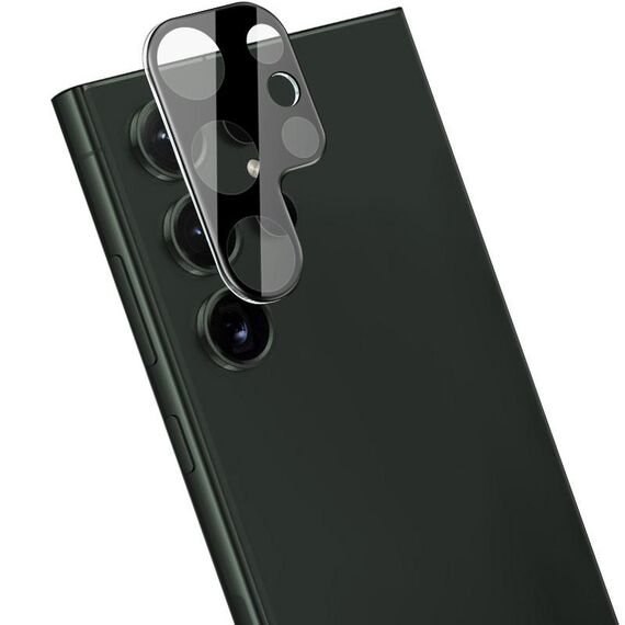 Per Samsung Galaxy S24 Ultra 5G imak Pellicola per lenti in vetro integrata ad alta definizione versione nera