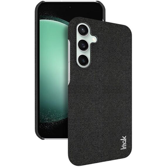 Per Samsung Galaxy S23 FE 5G serie imak Ruiyi Texture in tessuto PU + custodia per PC (nera)