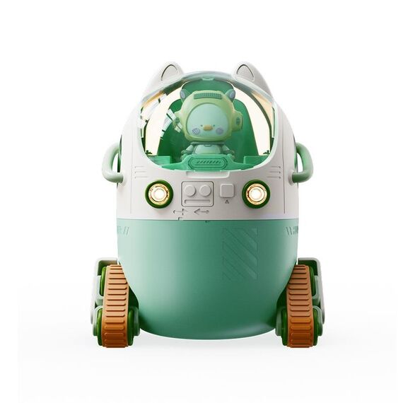 MJ066 Umidificatore d'aria per auto cisterna da tavolo portatile da 220 ml con luci a LED, modello: USB (verde)