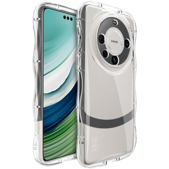 Custodia morbida antiurto per Huawei Mate 60 Pro / 60 Pro+ IMAK Wave Bubble (trasparente)