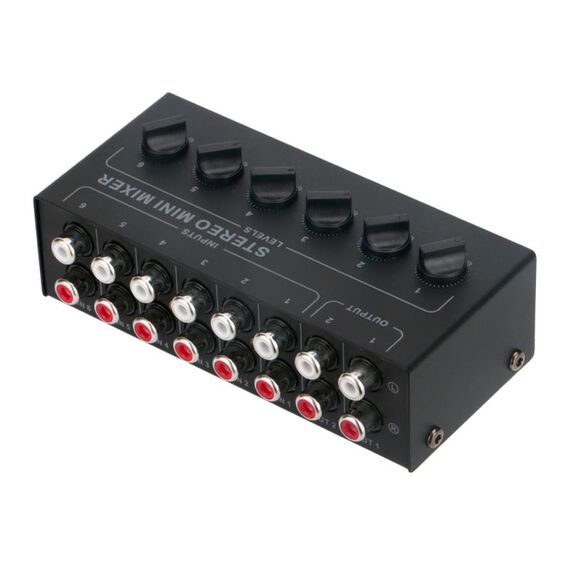 Controller mixer passivo a 6 canali con hub audio stereo (CX600)