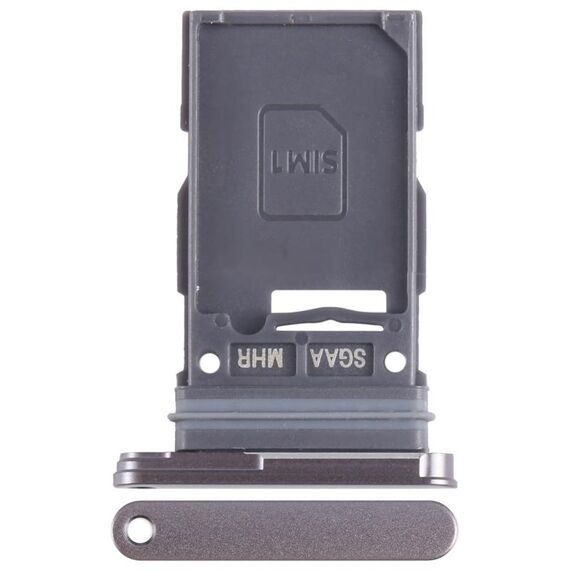 Vassoio scheda SIM originale per Samsung Galaxy S23 FE SM-S711B (grigio)